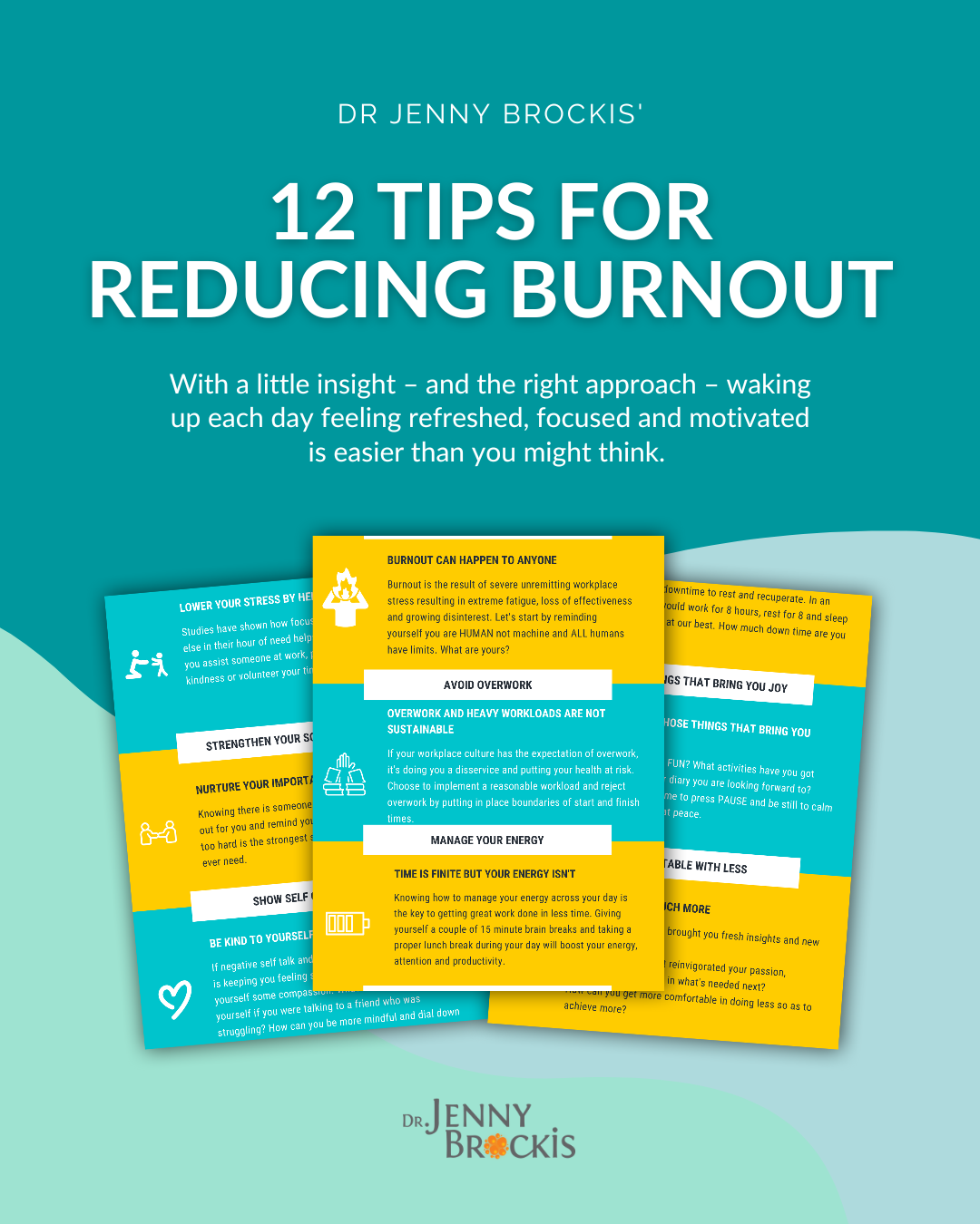 12 Tips for Reducing Burnout